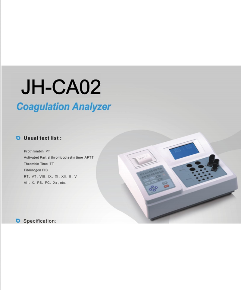 JH-CA02 Coagulation Analyzer